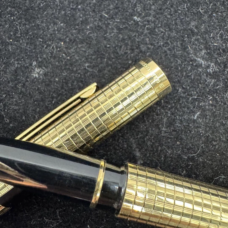 Sheaffer 14K 585 钢笔镀金金属复古日本无盒 — 第 4/4 张图片