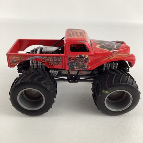 Hot Wheels Monster Jam Captain's Curse Die Cast Large Truck 1:24 Scale Pirate - Picture 5 of 7