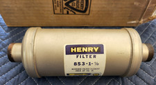 NOS Henry 835-1 Filter 1/8 Straight Design 1-5/8" ODS Connect 350psi USA Made