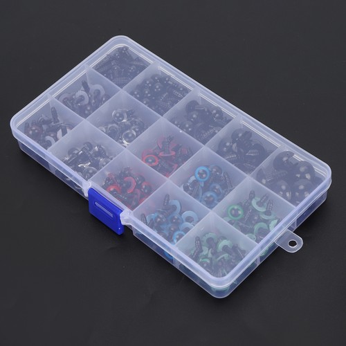 Kit de accesorios de juguete de peluche de oso muñeco de peluche con arandela narices ojos de plástico 640 piezas - Imagen 12 de 24