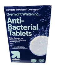 Compares To Polident Overnight Whitening Dental Cleanser 120 Count Mint Read