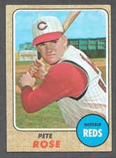 1968 Topps #230 Pete Rose Reds Respectable VG/VG+