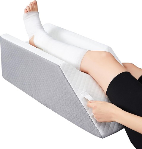 Cuscino Elevazione Gambe Memory Foam Zeppa per Sollievo Gonfiore e Uso Post Chirurgico - Foto 3 di 9
