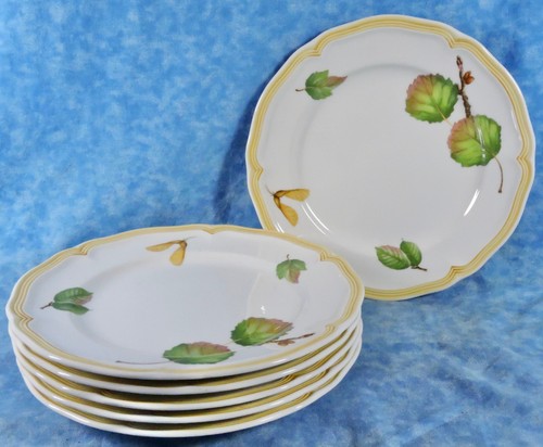 6 Villeroy & Boch PARKLAND Fine China Salad Plates- EUC - Picture 1 of 4
