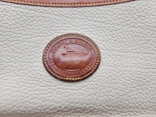 Vintage Dooney & Bourke Essex Crossbody Handbag Leather Handbag White - Bild 9 von 22