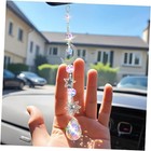 Breloque rétroviseur voiture lune et étoile, pendentif attrape soleil Cuteoho B