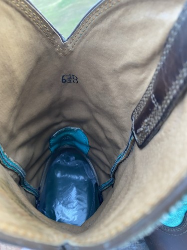 Ariat Hybrid Rancher Cowgirl-Reitstiefel mit eckiger Zehenpartie Damengröße 6,5 B - Bild 8 von 14