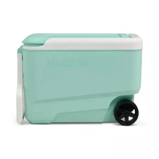 IGLOO WHEELIE 53 CANS/38QT ROLLING COOLER - SEAFOAM - Scratch & Dent