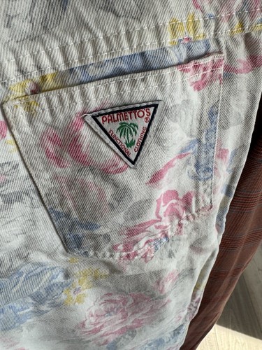 Vintage 80er 90er Pastell Blumen High Waisted Mom Fit Jeans 7 - Bild 7 von 9