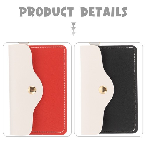 2pcs Supplement Container Portable Cards Wallet Credit Cards Holder Money Decor - Bild 7 von 12