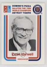 1988 Salutes the 1968 World Champion Detroit Tigers Restaurant Ernie Harwell 0q3