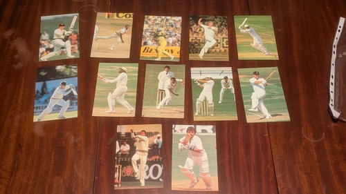 Job Lot Of 100 Cricket Postcards (Mostly From 1980s & 1990s) Stamp Publicity - Picture 17 of 22