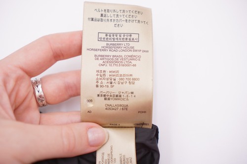 Burberry Black Trench Coat Kenwick Double Breasted Belted Size US6 - Picture 10 of 10