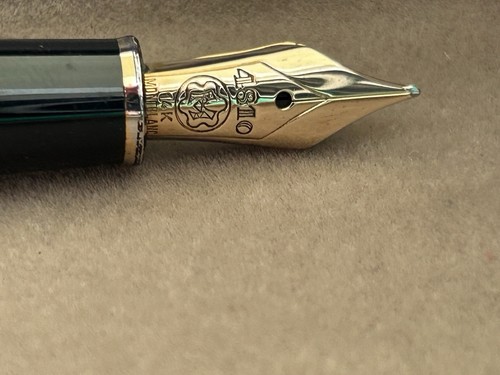 Vintage "Montblanc 144" Fountain Pen-Box & Papers-14K Gold Nib-Germany 1970s/80s - Picture 8 of 16