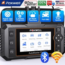 FOXWELL NT650 Peo Car OBD2 Scanner ABS SRS Bidirectional Diagnostic Tool TPMS
