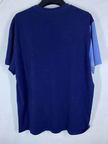 Lacoste Hemd Herren 2XL Größe 7 FR Blau Colorblock Alligator Logo Kurzarm USA - Bild 9 von 11