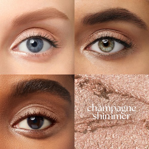 Sombra de ojos 101 crema a polvo barra de sombra impermeable - brillo champán - L... - Imagen 2 de 9