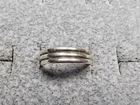 GRANDMA GRABE'S BEAUTIFUL VINTAGE 925 STERLING SILVER OPEN BACK 1G RING SIZE 5