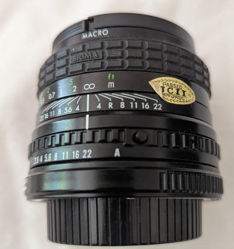 Canon FD Mount SIGMA 24mm f/2.8 Super-Wide II Macro Lens - Picture 7 of 9