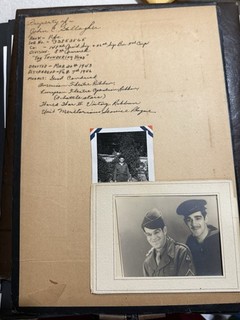 WWII Named 8th Armored Division Photo Album
