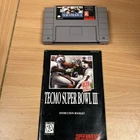 Tecmo Super Bowl III 3 (Super Nintendo SNES, 1995) Cartridge W/ Manual & Poster