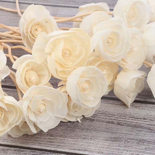 5-Pack White Reed Diffuser Sticks Scented Oil Refill Blanks - Picture 3 of 9