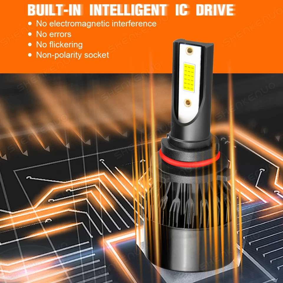 Combo faros antiniebla LED para Honda Odyssey 2011-2017 kit de 6 bombillas 6000 k Foto 2 de 4