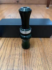 JJ Lares Timber Acrylic Call Small Bore Dark Green BRAND NEW with Bag and Box