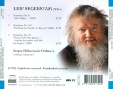 LIEF SEGERSTAM: SYMPHONIES NOS. 81, 162 & 181 NEW CD