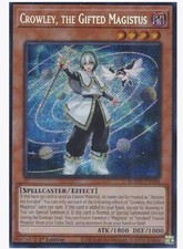 Yu-Gi-Oh! Crowley, the Gifted Magistus BLMM-EN044 Near Mint 1st Edition SCR