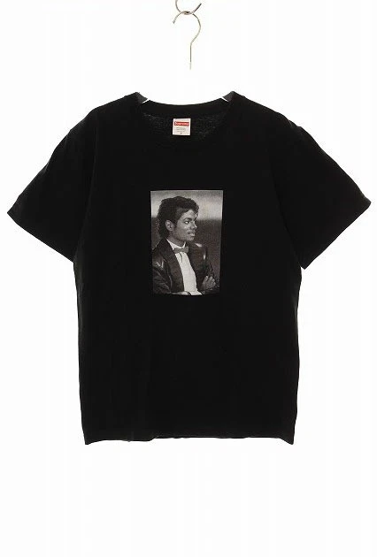 Supreme 17SS MICHAEL JACKSON TEE NOIR S Michael Jackson T shirt manches courtes