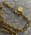 chain 24” necklace-Anne Klein Infinity Link Chunky gold tone