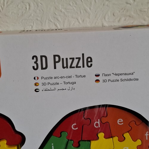 Viga Wooden Alphabet & Numbers Double Sided Puzzle Age 36 Months+ Damaged Pkg - Picture 2 of 18