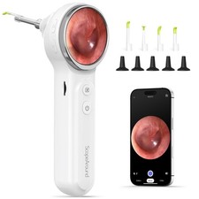 Otoscope with Light, Digital Otoscope w/1.85in IPS Screen, 720p HD Removal To...
