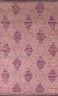 Pink Geometric Moroccan Area Rug 8x12 Wool Hand-knotted Living Room Carpet