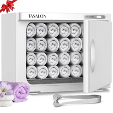 TASALON Professional Hot Towel Warmer Cabinet, 23L Large Capacity, Use White 
