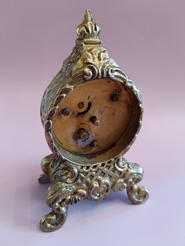 Vintage Working Splendex Clock / Roccoco Style / Wind Up - 第 4/9 張圖片