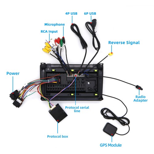 Radio de coche estéreo 9" Android 13.0 GPS NAVEGACIÓN WIFI para Saab 9-3 2007-2011 con Carplay - Imagen 23 de 24