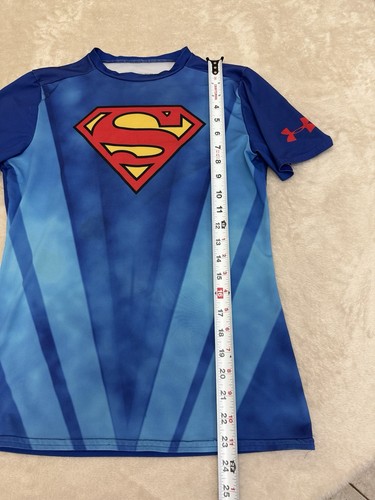 Under Armour Unisex Youth XL SUPER MAN Short Sleeve Athletic Top - Picture 5 of 10