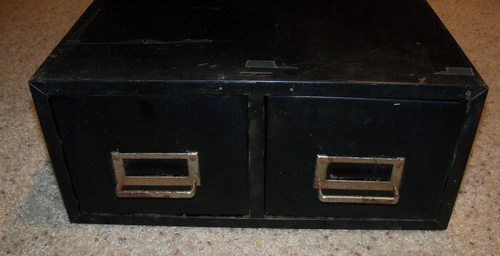 Steelmaster Industrial Doppel, 2 Schubladen Bibliothek Kartei Kartei Aktenschrank - Bild 2 von 6