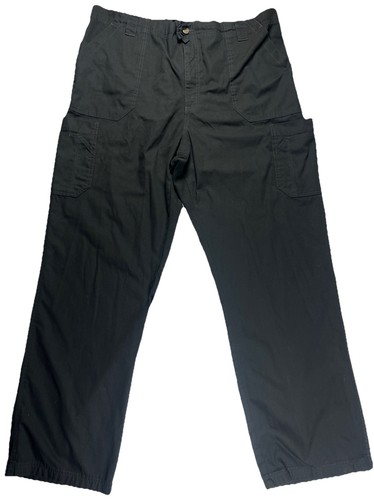 Carhartt Hose TALL 2XL Tall schwarz Ripstop Boot Cut 8 Pocket Cargo Scrub C54108T