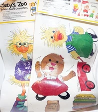 NEW Suzy's Zoo Animals Large Bulletin Board Wall Poster Cut Out Decor Classroom