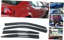 Smoke Tinted Window Visors Sun Vent Rain Wind Guard Deflector Shade Compatible