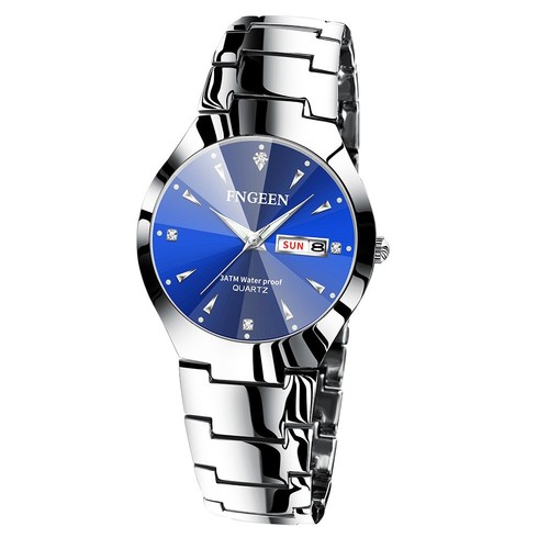 Waterproof Men's Classic Watch Stainless Steel Quartz Analog Business Wristwatch - Picture 11 of 16
