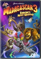 Madagascar 3: Europe's Most Wanted (/ 20... [DVD] [*READ* Disc-Only, EX-LIBRARY]