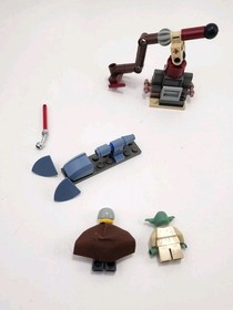 Vtg LEGO Star Wars Jedi Duel 7103  w/minifigures 2002 Yoda W/lightsaber