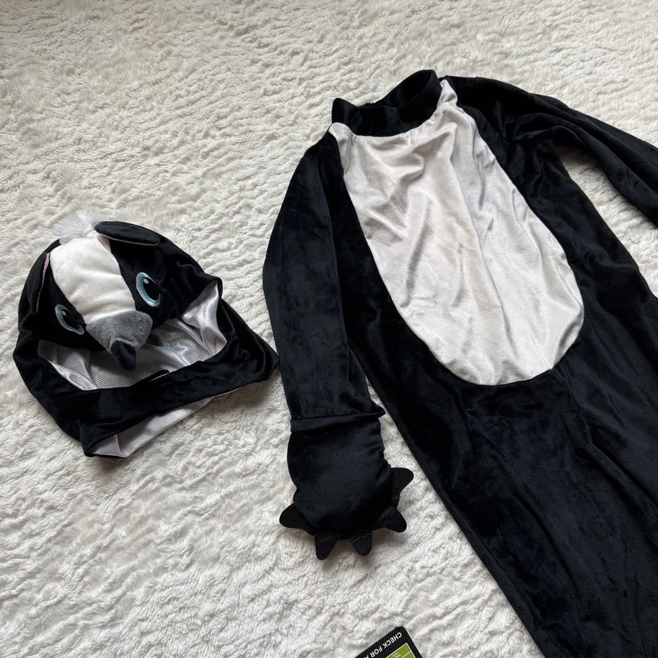 Way To Celebrate Baby Skunk Halloween Costume 12 18 months Unisex Boy Girl - Image 4 of 4