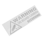  Auto-Sicherheitsschild, Video-Warnschild, Sicherheitskamera-Schild,