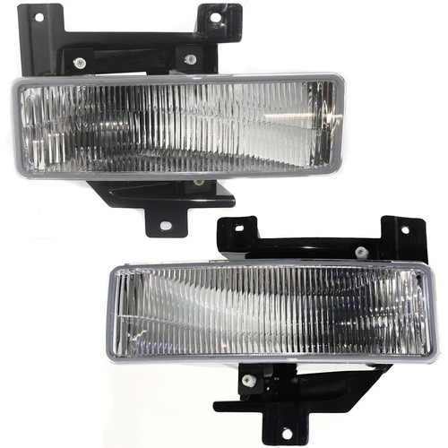 Front LH and RH Fog Lights Assembly Halogen For 1997-2001 Ford F-150 / F-250 - Picture 3 of 14