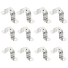 36pcs U-Tube Clamps Stainless Steel Water Strap Clamps Fasteners